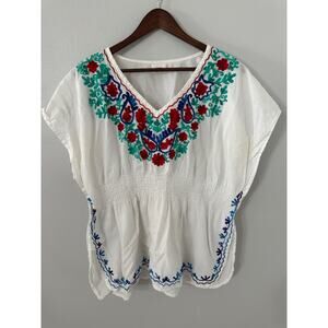 Star India Vintage Embroidered Top sz Large